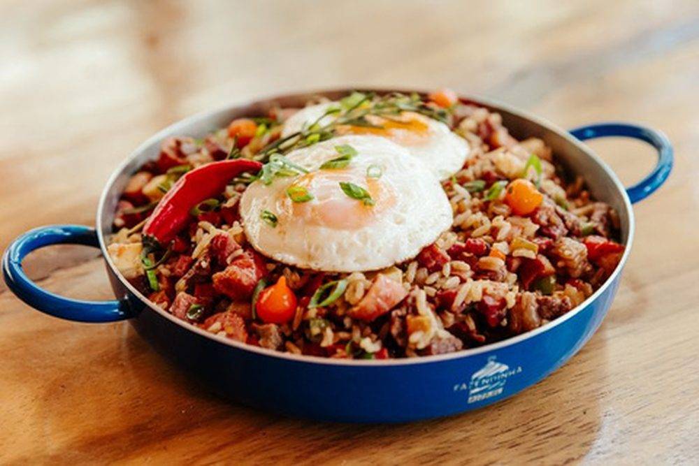 Arroz carreteiro com ovo